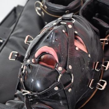 London Oxford Ball Gag Rubber Hood