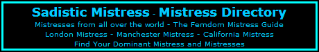 Sadistic Misstress